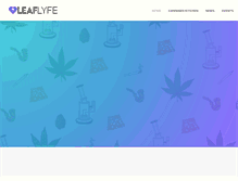 Tablet Screenshot of leaflyfe.com